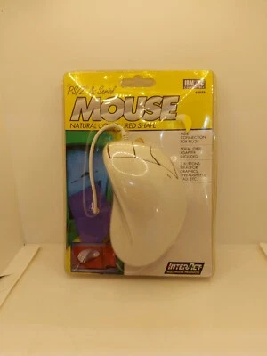 Vintage 1996 Inter Act Ergonomic Computer Mouse IBM/PC 62078 New Sealed - Image 1 of 2