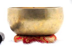 Old collected singing bowl-7 inches Diameter handmade singing bowl-Chakra Heal - Picture 1 of 8