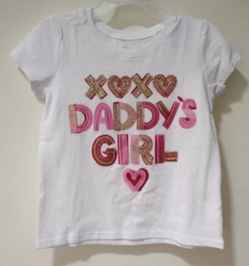 NWT The Children's Place Daddy's Girl Valentine Top Girl's Size 2T - Picture 1 of 1