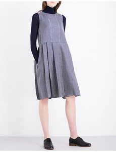 Max Mara - DOTTO bedruckte SEIDEN-Taschen Kleid Größe 14 L $ 825 NEU - Bild 1 von 5
