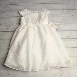 Jona Michelle Girl's White Lace Dress Size 6 Bridal Special Occasion - Picture 1 of 10