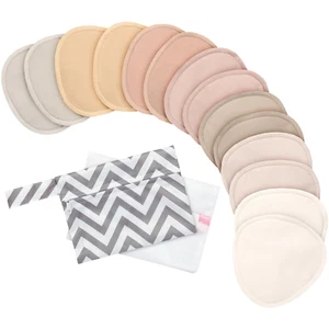 14-Pack Organic Nursing Pads - Washable Breast Pads for Breastfeeding, Nursing B - Picture 1 of 9