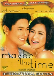 Tagalog Movie DVD "Maybe This Time" (2014) with English Subtitles - Foto 1 di 2