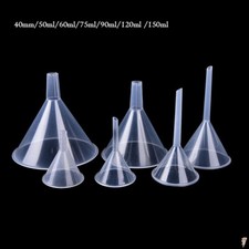 1/5pz Piccola Plastica Per Diffusore Profumi Mini Imbuti Olio Liquido Laboratorio