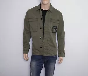 $498 NEW John Varvatos Misfits Field Jacket in Olive Size Medium Cotton - Picture 1 of 12