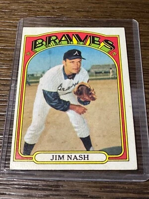 1972 Topps Set Break #401 Jim Nash Atlanta Braves - Image 1 of 2