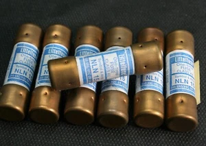 Seven (7) Littelfuse NLN15 One-Time Fuse Class K5 250V 15A NEW - Picture 1 of 7