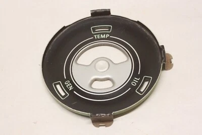 Original 1963 1964 1965 Chevrolet Chevy II calibre bisel placa frontal amplificador de temperatura de aceite Foto 1 de 3