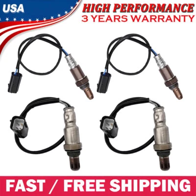 Sensor de oxígeno O2 aguas arriba y aguas abajo 4 piezas para OEM INFINITI G37 3,7 L V6 2008 Foto 1 de 4