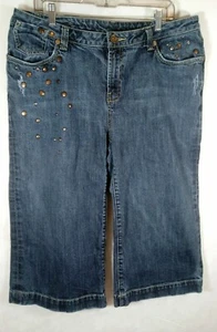Seven 7 Limited Edition women's size 20 Capri jeans great condition Medium Wash - Picture 1 of 12