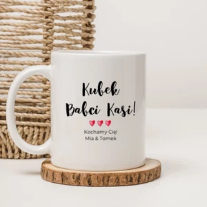 Kubek Babcia Dziadek na Dzień Babci i Dziadka Prezent Po Polsku Mug Polish - Picture 1 of 4