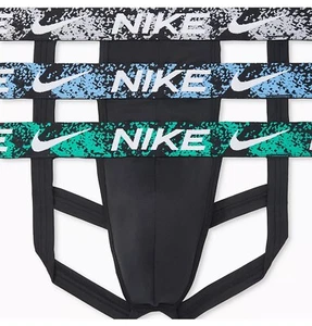 Nike 3er Pack Dri-Fit Essential Micro Stretch Jock Strap Baumwolle Unterwäsche Herren XL - Bild 1 von 3
