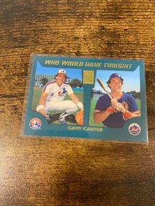 2001 Topps Baseball Gary Carter Who Would Have Thought Card #WWHT18 - Picture 1 of 1