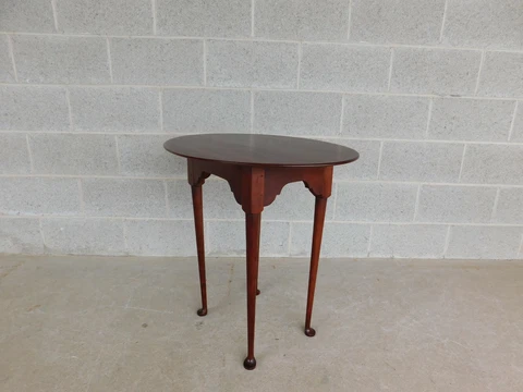 Eldred Wheeler Cherry Queen Anne Tea Table Cover