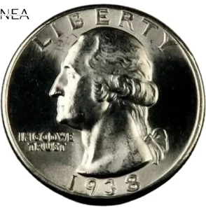 1938-S Washington Quarter ~ Gem BU ~ 90% Silver ~ Key Date! - Picture 1 of 2
