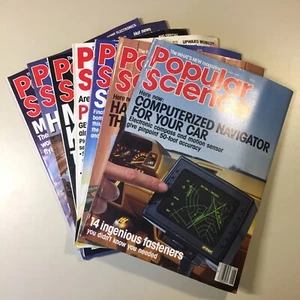 7 Vintage 80s Popular Science Magazines VHTF - Picture 1 of 12