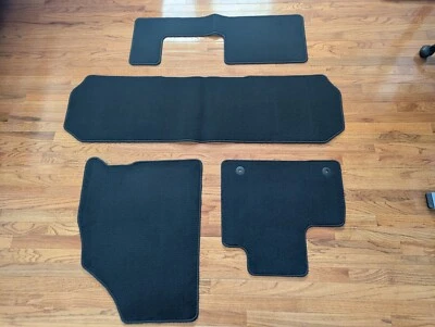 New 2024 2025 Chevrolet Traverse GMC Acadia OEM Black Floor Mats GM# 26527945 - Image 1 of 4