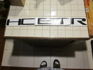 Matte Black Tailgate Letter Inserts For 2019-24 Chevrolet Colorado - Picture 1 of 3