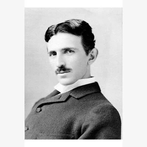 Nikola Tesla; Retrato de Napoleón Sarony ca.1890; Póster Impreso Personalizado - Imagen 1 de 11