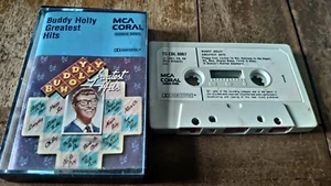 BUDDY HOLLY - GREATEST HITS - CASSETTE TAPE ALBUM  PEGGY SUE, OH BOY ETC - Picture 1 of 1