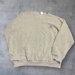 Vintage 90s Footlocker Crewneck Sweatshirt Men’s 2XL Oatmeal - Picture 1 of 5