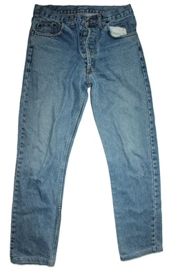 Vaqueros para hombre Levi's 501 W32 L30 Made in USA Straight Blue Denim - Imagen 1 de 4