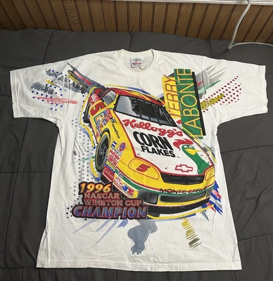 Camisa vintage 1996 Terry Labonte Nascar Corn Flakes AOP nueva y sellada XL Foto 1 de 4