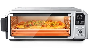Beelicious Pro 19Qt Air Fryer Oven 8-In-1 550°F Flip-Up Fits 13" NEW Open Box - Picture 1 of 7