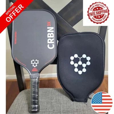 NEW CRBN 3X Power Series 16mm Pickleball Paddle Brand New With Headcover