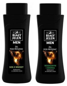 BIALY JELEN MEN SHOWER GEL BIRCH JUICE / ROSEMARY & CHOKEBERRY - Bild 1 von 4
