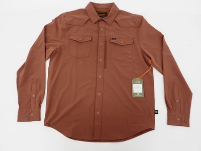 New! Howler Bros Emerger Tech Longsleeve Mens Medium Mink Brown - Image 1 of 4