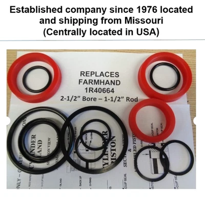 Reemplaza el kit de sellado 1R40664 para algunas cargadoras de mano de granja (consulta el número requerido) Foto 1 de 4