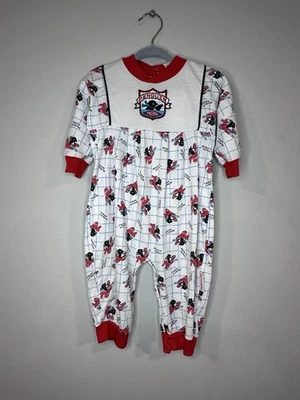 Mameluco Vintage Penguin Patrol Aviones AOP Healthtex Talla 12 Meses Niños Hecho en EE. UU. Foto 1 de 4