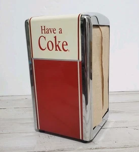 Coca Cola "Have A Coke" Serviettenhalter Spender Retro Style Vintage 1992 - Bild 1 von 9
