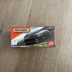 2025 Matchbox Power Grabs Holden VF Commodore SSV Black Diecast Car 106/125 NEW - Picture 1 of 3