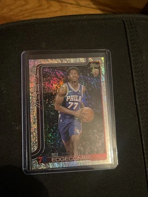 VJ Edgecombe 2025-26 Topps RC Sand Glitter #203 Philadelphia 76ers - Image 1 of 2