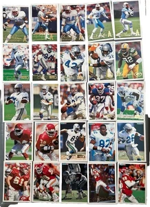 NFL Card Lot 25 Fleer Football 1990s Chiefs Oilers - Picture 1 of 3