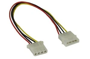 Strom Verlängerung intern 1,0m 4polig Molex - Bild 1 von 1