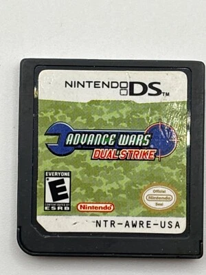 Carro de juego Advance Wars Dual Strike Nintendo DS solo auténtico probado Foto 1 de 3