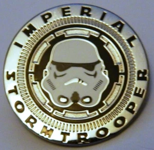 Star Wars Imperial Stormtrooper Helmet Cloisonne Metal Pin 2007 NEW UNUSED - Picture 1 of 1