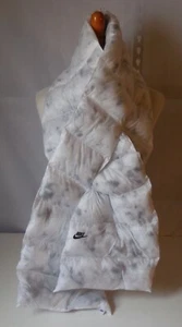 Nike Eco Down Scarf Insulated Adult Unisex White/White/Black - Picture 1 of 9