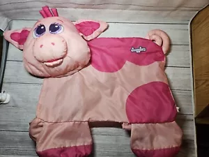 Funda de almohada de nailon Snugglers Stuff-Hug-Play PINK PIG-2005-pelusa-Jakks Pacific - Imagen 1 de 16