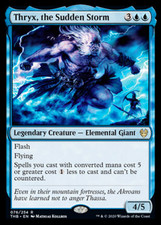 1x THRYX, THE SUDDEN STORM - Elemental - THeros - MTG - Magic the Gathering - NM