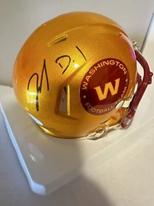 💥Minicasco Flash Autografiado Firmado por Jahan Dotson Washington Commanders JSA - Imagen 1 de 4