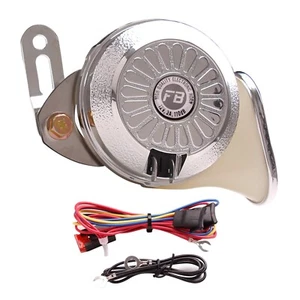 Bocina Coche 3 Sonido Variable Personalizada Bocina Eléctrica para Cromo Plata Digital12V - Imagen 1 de 10