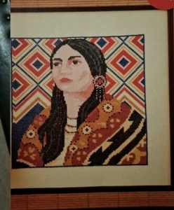 Cross Stitch Chart (From Magazine) - Native American - Picture 1 of 3