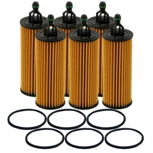 Wix Set of 6 Engine Motor Oil Filters For Chrysler Dodge Jeep Ram VW V6 StdAsp - Picture 1 of 1