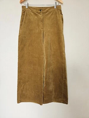 New Eileen Fisher Organic Cotton Stretch Corduroy Wide Leg Pant XXS Butternut - Image 1 of 4