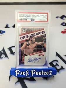 PSA 9 2022 UFC OPTIC KHABIB NURMAGOMEDOV PURPLE STARS AUTO POP 2 #15/20 - Picture 1 of 2