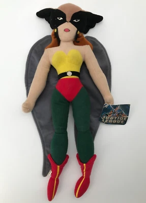 Muñeca de peluche de colección Toy Works Justice League DC Comics HawkGirl ~16" con etiquetas Foto 1 de 4